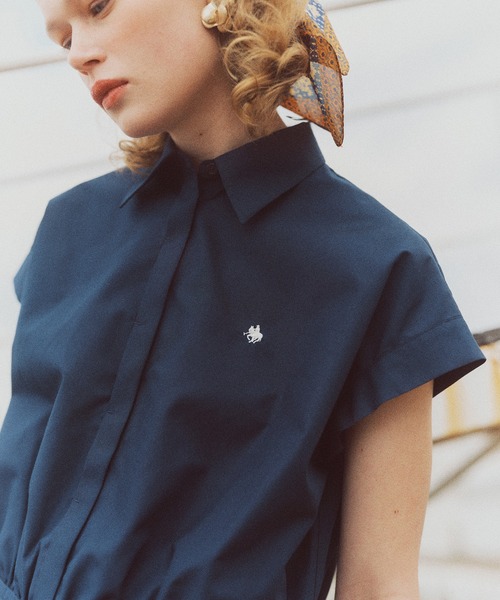 POLO BCS】VIS別注フレンチスリーブドローストリングシャツ