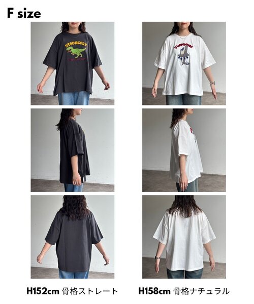 CPCM（シーピーシーエム）の「サガラ刺繍T（Tシャツ/カットソー・レディース・ホワイト/ホワイト系その他/ネイビー/チャコールグレー/ホワイト系その他2/ブラック・FREE）」の14枚目の写真