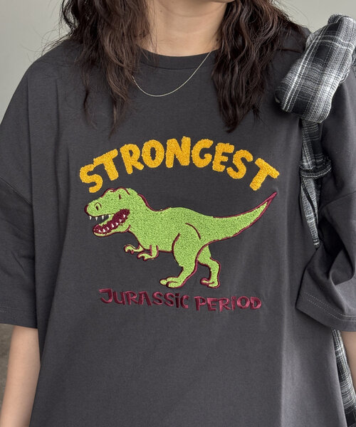 CPCM（シーピーシーエム）の「サガラ刺繍T（Tシャツ/カットソー・レディース・ホワイト/ホワイト系その他/ネイビー/チャコールグレー/ホワイト系その他2/ブラック・FREE）」の19枚目の写真