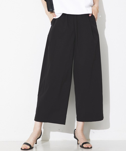 Rouge vif（ルージュヴィフ）の「【ロングセラー】NEW イージー ワイドパンツ（その他パンツ・レディース・オフホワイト/ネイビー/ブラック・36/38/40）」の20枚目の写真