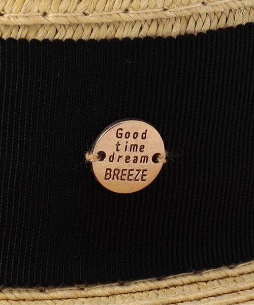 BREEZE(ブリーズ)の「【UVカット】リボンペーパーハット(ハット・キッズ・ブラウン/ベージュ・54/50/52)」の4枚目の写真
