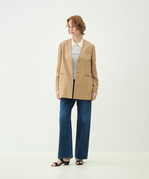 MACPHEE(マカフィー)の「コットンナイロンケーブル ポロプルオーバー(ニット/セーター・レディース・レッド/ホワイト/ネイビー/ライトブルー・S)」の13枚目の写真