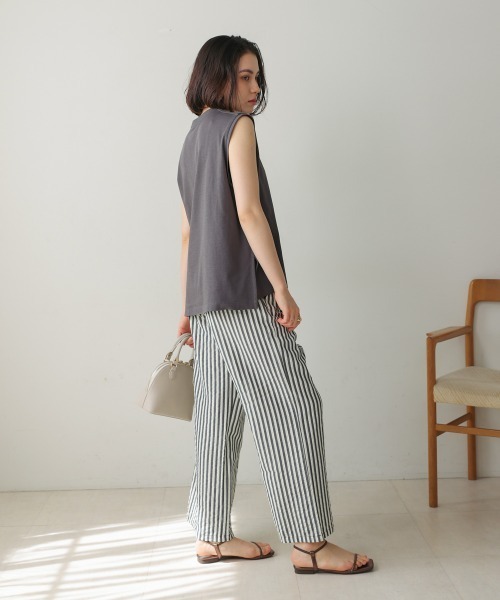 Bou Jeloud(ブージュルード)の「スモール箔ロゴTシャツ(Tシャツ/カットソー・レディース・グレー/ベージュ/オフホワイト・FREE)」の19枚目の写真