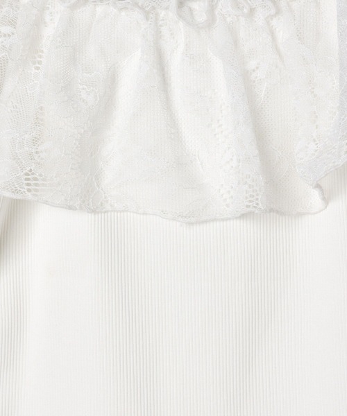 10C REPIPI（ジューシーレピピ）の「【10C REPIPI】2WAYレーストップス（Tシャツ/カットソー・キッズ・ブラック/ホワイト・130cm/110cm/120cm）」の10枚目の写真