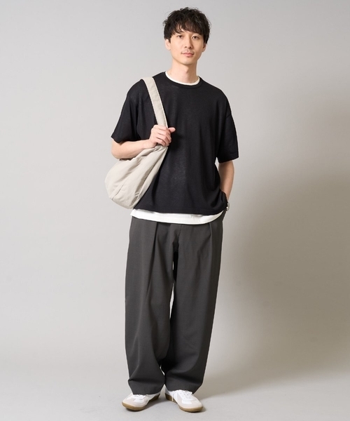 a.v.v（アーヴェヴェ）の「【撥水/ユニセックス】ショルダーバッグ（ショルダーバッグ・メンズ・ブラック/ライトグレー・46）」の14枚目の写真