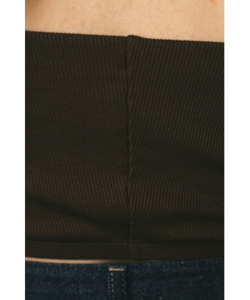 STYLEMIXER(スタイルミキサー)の「カップ付きバンドゥ(キャミソール・レディース・カーキ/ホワイト/ダークブラウン・SMALL/MEDIUM)」の18枚目の写真