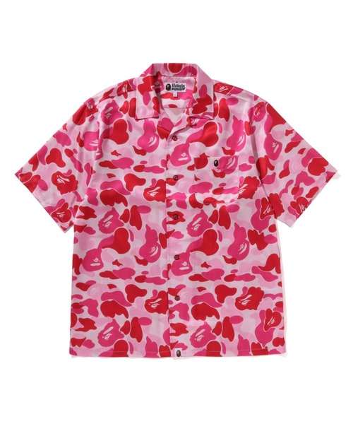 ブラウス シャツ ABC CAMO OPEN COLLAR SHIRT レディース A BATHING APE ブラウス シャツ ABC CAMO OPEN COLLAR SHIRT