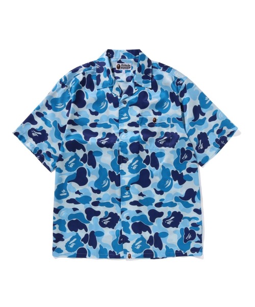 ABC CAMO OPEN COLLAR SS SHIRTS（シャツ/ブラウス）｜A BATHING APE