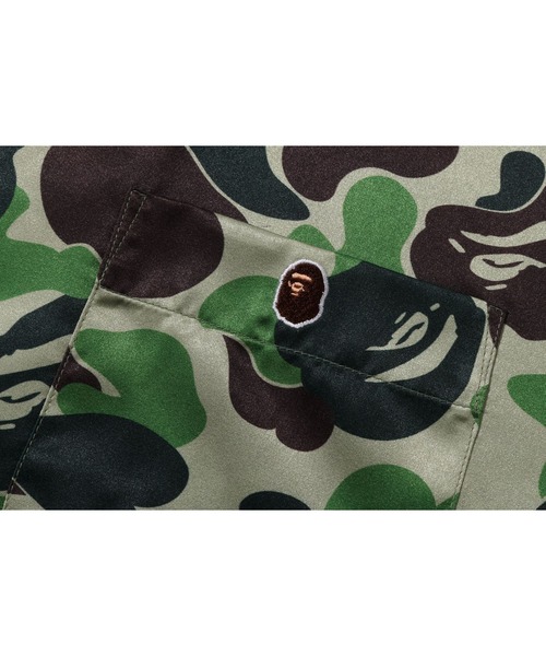 A BATHING APE(アベイシングエイプ)の「ABC CAMO OPEN COLLAR SS SHIRTS(シャツ/ブラウス・メンズ・グリーン/ブルー/ピンク・X-LARGE/MEDIUM/XX-LARGE/LARGE/SMALL)」の7枚目の写真