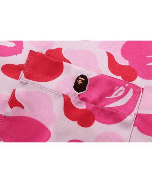 A BATHING APE(アベイシングエイプ)の「ABC CAMO OPEN COLLAR SS SHIRTS(シャツ/ブラウス・メンズ・グリーン/ブルー/ピンク・X-LARGE/MEDIUM/XX-LARGE/LARGE/SMALL)」の9枚目の写真