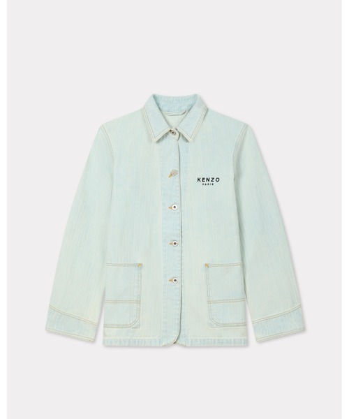 KENZO(ケンゾー)の「'Boke Flower' エンブロイド ワークウエア ジャケット(デニムジャケット・レディース・ブルー系その他7・SMALL/X-SMALL)」の7枚目の写真