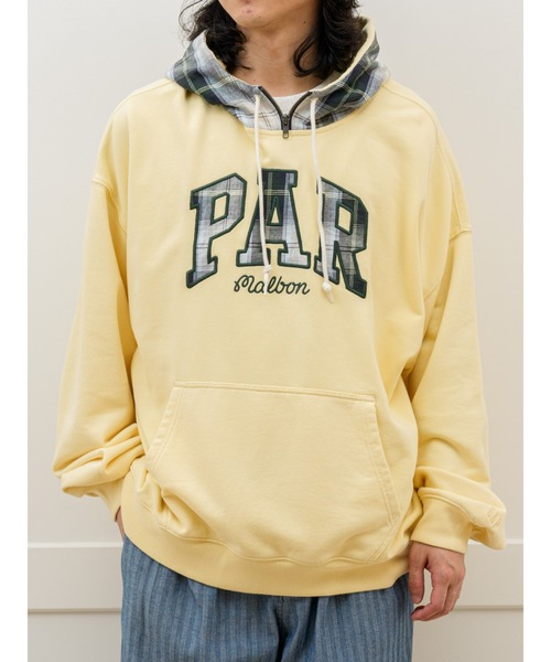 セール】Gap × Malbon ヘビーウェイト フレンチテリー ロゴパーカー