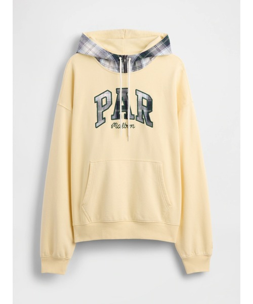 セール】Gap × Malbon ヘビーウェイト フレンチテリー ロゴパーカー