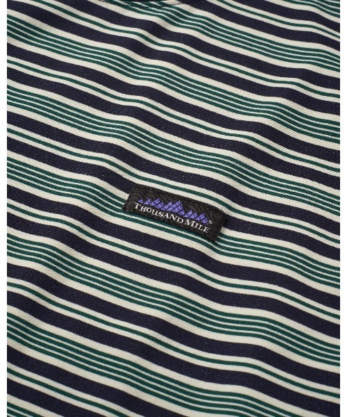 THOUSAND MILE(サウザンドマイル)の「【THOUSAND MILE】LONG SLEEVE T-SHIRT BORDER/ロングスリーブTシャツ ボーダー(Tシャツ/カットソー・メンズ・グリーン系その他/ブラウン系その他・XL/L/M/S/XS)」の20枚目の写真