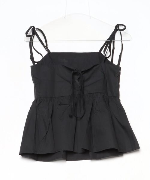 FREE STYLISTS（フリー スタイリスト）の「YUGA_YGMC　 Ribbon Camisole（キャミソール・レディース・ブラック/ラベンダー/ホワイト・FREE）」の4枚目の写真