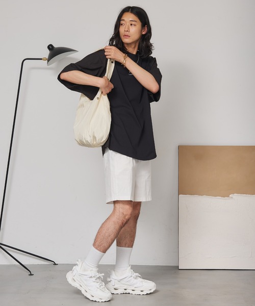 SEN TOKYO(セントーキョー)の「シャツ切替え ドッキングTシャツ(Tシャツ/カットソー・メンズ・ホワイト/ブラック・L/M)」の7枚目の写真