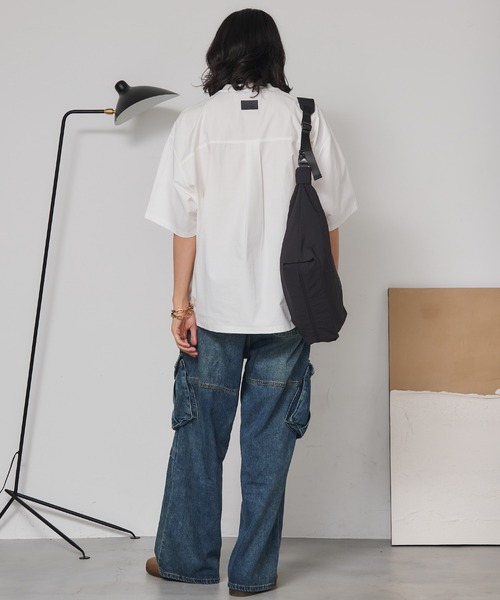 SEN TOKYO(セントーキョー)の「シャツ切替え ドッキングTシャツ(Tシャツ/カットソー・メンズ・ホワイト/ブラック・L/M)」の12枚目の写真