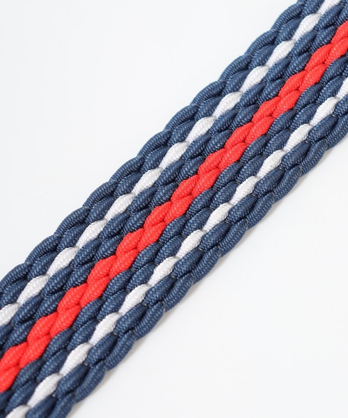 FILA（フィラ）の「FILA ライン メッシュベルト（ベルト・メンズ・ネイビー/レッド/ホワイト・FREE）」の7枚目の写真