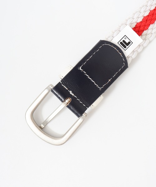 FILA（フィラ）の「FILA ライン メッシュベルト（ベルト・メンズ・ネイビー/レッド/ホワイト・FREE）」の11枚目の写真