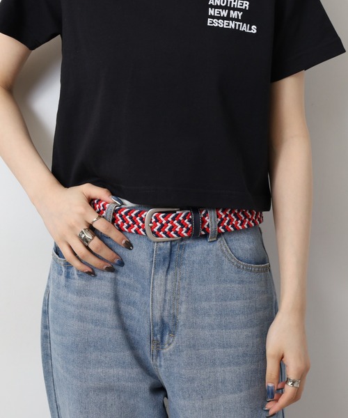 FILA（フィラ）の「FILA ライン メッシュベルト（ベルト・メンズ・ネイビー/レッド/ホワイト・FREE）」の18枚目の写真