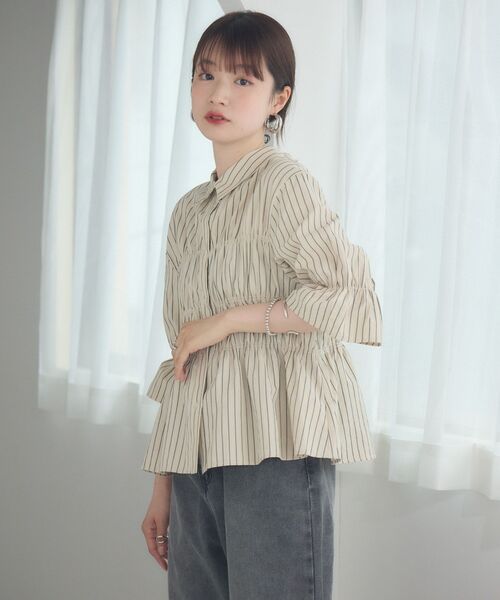 レトロ古着 80s～90s HAT帽子柄 シフォンブラウス シャツ 9 M～L レトロ古着 80s～90s HAT帽子柄 シフォンブラウス シャツ 9 M～L
