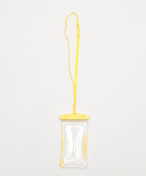 WEGO（ウィゴー）の「WEGO/防滴スマホポーチA（スマホケース/カバー・レディース・ピンク/パープル/グリーン/レッド/ホワイト/イエロー/オレンジ/ブラック・FREE）」の6枚目の写真