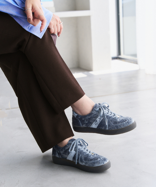 LE TALON（ルタロン）の「Lベルベットスニーカー（スニーカー・レディース・ブラウン系その他/ベージュ/ブルー系その他・22cm/22.5cm/23cm/23.5cm/24cm/24.5cm/25cm）」の3枚目の写真