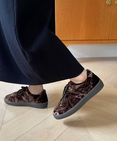 LE TALON（ルタロン）の「Lベルベットスニーカー（スニーカー・レディース・ブラウン系その他/ベージュ/ブルー系その他・22cm/22.5cm/23cm/23.5cm/24cm/24.5cm/25cm）」の18枚目の写真