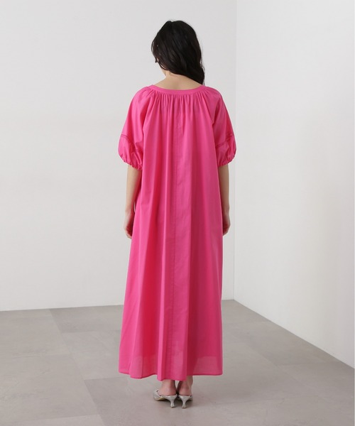 N.(N. Natural Beauty Basic)(エヌエヌナチュラルビューティーベーシック)の「レースコットンワンピース(ワンピース・レディース・ブラック/グリーン/ピンク・MEDIUM)」の16枚目の写真