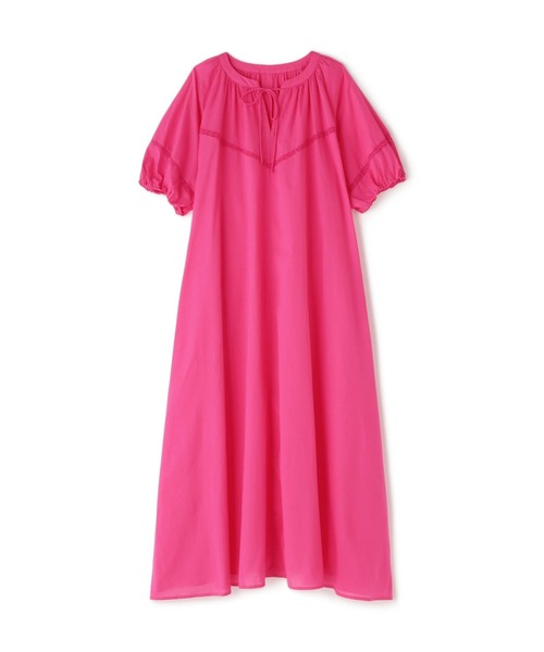 N.(N. Natural Beauty Basic)(エヌエヌナチュラルビューティーベーシック)の「レースコットンワンピース(ワンピース・レディース・ブラック/グリーン/ピンク・MEDIUM)」の10枚目の写真