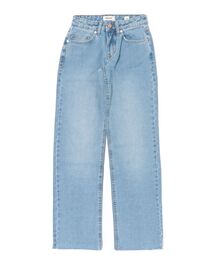 MUSE（ミューズ）の「【muse】フレンチ デニムパンツ ストレート バギー ワイド ジーンズ オーガニック（デニムパンツ）」