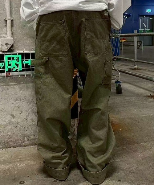 CREARE -LINO-(クレアーレリノ)の「バレルレッグカーゴパンツ/ミリタリーパンツ(カーゴパンツ・メンズ・ブラック/カーキ・LARGE/MEDIUM)」の11枚目の写真