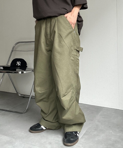 バレルレッグカーゴパンツ/ミリタリーパンツ（カーゴパンツ）｜CREARE