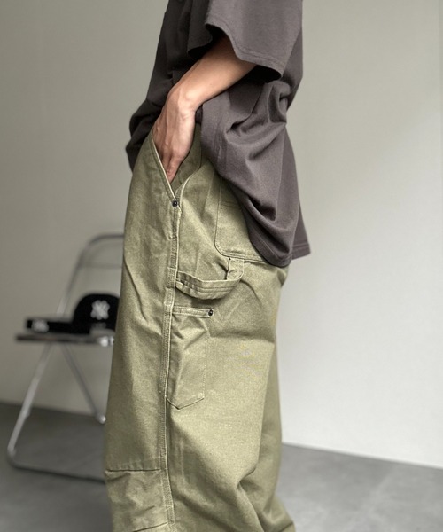 セール】バレルレッグカーゴパンツ/ミリタリーパンツ（カーゴパンツ