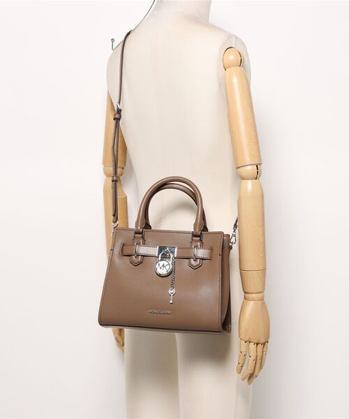 MICHAEL KORS（マイケルコース）の「HAMILTON SM SATCHEL サッチェル（ハンドバッグ・レディース・ブラウン系・FREE）」の5枚目の写真