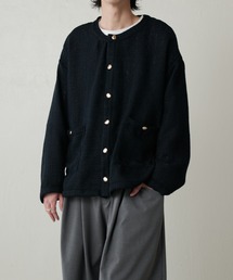 Lui's（ルイス）の「ファニーツイードカーディガン（カーディガン/ボレロ）」