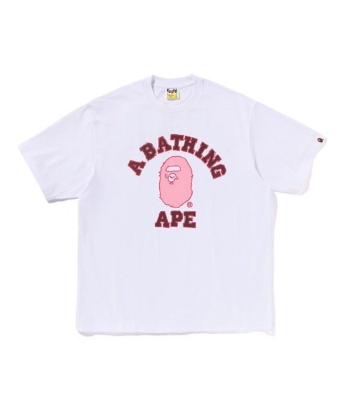 A BATHING APE(アベイシングエイプ)の「HAND DRAWN COLLEGE RELAXED FIT TEE(Tシャツ/カットソー・メンズ・ホワイト/ブラック/ベージュ・SMALL/XX-LARGE/MEDIUM/LARGE/X-LARGE)」の2枚目の写真
