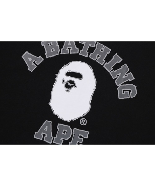 A BATHING APE(アベイシングエイプ)の「HAND DRAWN COLLEGE RELAXED FIT TEE(Tシャツ/カットソー・メンズ・ホワイト/ブラック/ベージュ・SMALL/XX-LARGE/MEDIUM/LARGE/X-LARGE)」の5枚目の写真