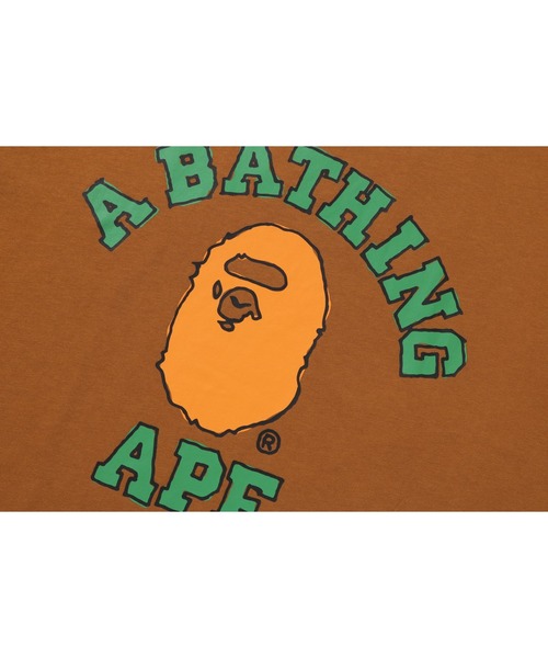 A BATHING APE(アベイシングエイプ)の「HAND DRAWN COLLEGE RELAXED FIT TEE(Tシャツ/カットソー・メンズ・ホワイト/ブラック/ベージュ・SMALL/XX-LARGE/MEDIUM/LARGE/X-LARGE)」の6枚目の写真