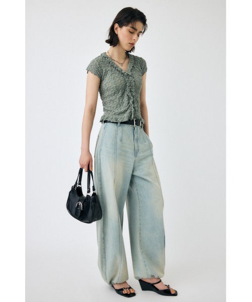 RUFFLE LACE ノースリーブトップス（シャツ/ブラウス）｜MOUSSY