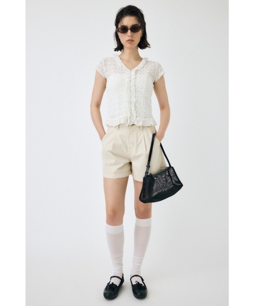RUFFLE LACE ノースリーブトップス（シャツ/ブラウス）｜MOUSSY