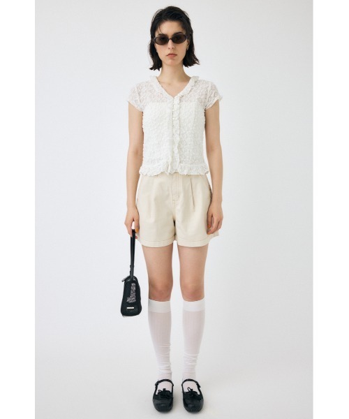 RUFFLE LACE ノースリーブトップス（シャツ/ブラウス）｜MOUSSY