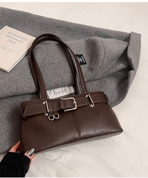 Mejoul | フェイクレザーベルトデザインミニバッグ(ショルダーバッグ)