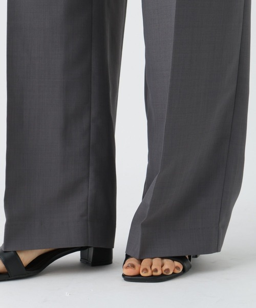 Elura（エルーラ）の「サキソニー風ワイドパンツ＜低身長サイズあり＞/ 576878（その他パンツ・レディース・ブラック/チャコールグレー/ブラウン・FREE(S)/LARGE/MEDIUM）」の16枚目の写真