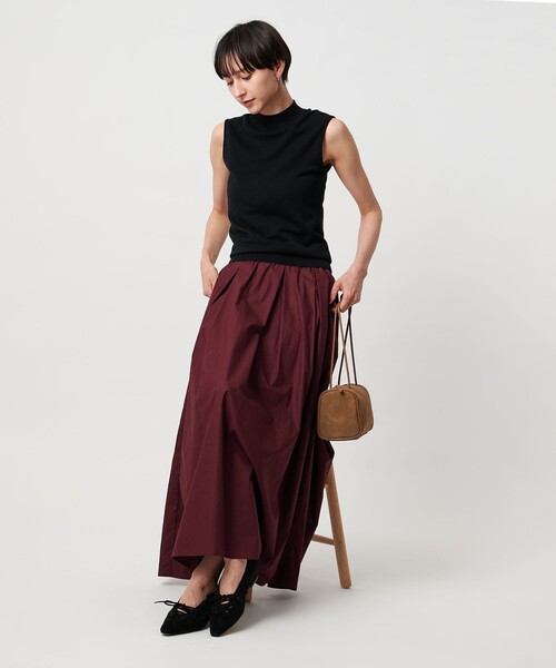 UNITED ARROWS(ユナイテッドアローズ)の「レースアップ フラットパンプス(パンプス・レディース・ダークブラウン/ブラック・38/36h/36/37/37h/35/35h)」の4枚目の写真