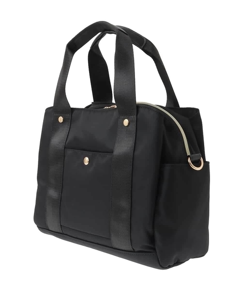 a.v.v（アーヴェヴェ）の「【2WAY】10ポケットバッグ（ショルダーバッグ・レディース・ブラック/ベージュ/ゴールド・38）」の6枚目の写真