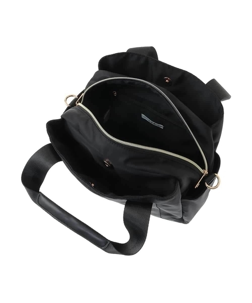 a.v.v（アーヴェヴェ）の「【2WAY】10ポケットバッグ（ショルダーバッグ・レディース・ブラック/ベージュ/ゴールド・38）」の13枚目の写真