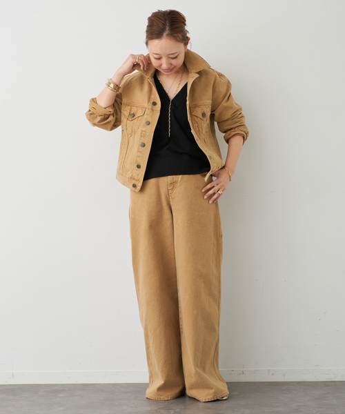 Deuxieme Classe(ドゥーズィエムクラス)の「【KALLMEYER/カルメイヤー】Winona jean(デニムパンツ・レディース・キャメル・34/36/38)」の20枚目の写真