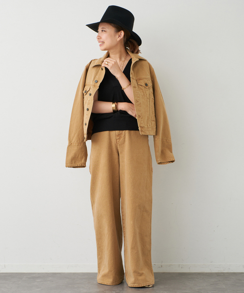 Deuxieme Classe(ドゥーズィエムクラス)の「【KALLMEYER/カルメイヤー】Winona jean(デニムパンツ・レディース・キャメル・34/36/38)」の17枚目の写真