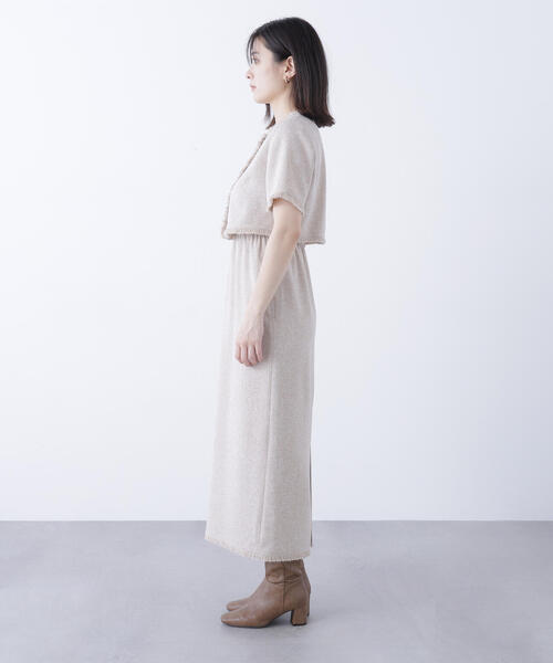 NATURAL BEAUTY BASIC(ナチュラルビューティーベーシック)の「◇ツイードジャケット&ナローワンピース(ワンピース・レディース・ブラック系その他/ベージュ系その他・P/S/MEDIUM)」の20枚目の写真